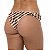 Calcinha Inteira de Biquíni Empina Bumbum Animal Print Marrom - Imagem 2