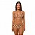 Calcinha Inteira de Biquíni Empina Bumbum Animal Print Marrom - Imagem 4
