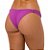 Calcinha Inteira de Biquíni Empina Bumbum Roxo Liso - Imagem 2