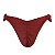 Calcinha Inteira de Biquíni Empina Bumbum Vermelho Marsala Jacquard - Imagem 2