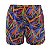 Shorts Bermuda Masculina de Praia Folhagens Coloridas - Imagem 1