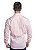 Camisa Social Masculina Rosa Slim com Detalhe de Poá - Imagem 2