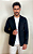 Blazer Masculino Tony Menswear Slim Fit de Sarja Preto - Imagem 1