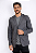 Blazer Masculino Tony Menswear Slim Fit de Sarja Cinza Chumbo - Imagem 3