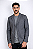 Blazer Masculino Tony Menswear Slim Fit de Sarja Cinza Chumbo - Imagem 2