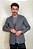 Blazer Masculino Tony Menswear Slim Fit de Sarja Cinza Chumbo - Imagem 6