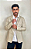 Blazer Masculino Tony Menswear Slim Fit de Sarja Creme - Imagem 3