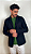 Blazer Masculino de Moletom Tony Menswear Slim Fit Preto - Imagem 3