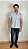 Pólo Piquet Mix Tony Menswear Cinza Claro - Imagem 4