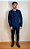 Blazer Masculino Tony Menswear Slim Fit de Sarja Azul Marinho - Imagem 6