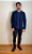 Blazer Masculino Tony Menswear Slim Fit de Sarja Azul Marinho - Imagem 3