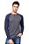 Blusa Masculina Manga Longa Raglan Lisa - Imagem 1