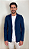 Blazer Masculino de Moletom Tony Menswear Slim Fit Azul Marinho - Imagem 4