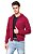 Jaqueta Masculina de Moletom Básica Vermelho Escuro - Imagem 8