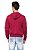 Jaqueta Masculina de Moletom Básica Vermelho Escuro - Imagem 9