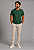 Camiseta Lisa de Algodão com Gola Careca Verde - Imagem 3