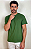 Camiseta Lisa de Algodão com Gola Careca Verde - Imagem 3