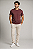 Camiseta Lisa de Algodão com Gola Careca Marsala - Imagem 3