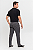 Calça Masculina de Sarja Sport Fino com Bolso Embutido Cinza Chumbo - Imagem 2