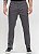 Calça Masculina de Sarja Sport Fino com Bolso Embutido Cinza Chumbo - Imagem 2