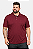 Pólo Tradicional Tony Menswear em Malha com Bolso Tamanho Plus Size Vinho - Imagem 1
