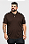Pólo Tradicional Tony Menswear em Malha com Bolso Tamanho Plus Size Azul - Imagem 1