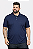 Pólo Tradicional Tony Menswear em Malha com Bolso Tamanho Plus Size Azul Marinho - Imagem 1