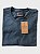 Camiseta Lisa de Algodão com Gola Careca Azul Cobalto - Imagem 2