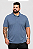 Pólo Tradicional Tony Menswear em Malha com Bolso Tamanho Plus Size Azul Claro - Imagem 1