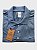 Pólo Tradicional Tony Menswear em Malha com Bolso Tamanho Plus Size Azul Claro - Imagem 2