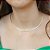 Choker fita 40cm 3mm - Banhado a Ouro 18k - Imagem 1