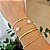 Pulseira bolinhas - Banhado a Ouro 18k - Imagem 2