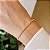 Pulseira bolinhas - Banhado a Ouro 18k - Imagem 1