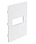 Unno Branco Placa Horizontal 4x2 - 1 Módulo  -  ABB - Imagem 1