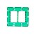 Suporte 4x4 ABB Unno - MENTA - Imagem 1