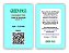 Cartão Green Pass Conecte QR Code azul - Imagem 1