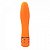 MINI VIBRADOR DIAMOND - PERSONAL EM SILICONE MACIO COM MULTIVELOCIDADE - 10,5 X 2 CM | COR: LARANJA - Imagem 1