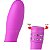 MINI VIBRADOR DIAMOND - PERSONAL EM SILICONE MACIO COM MULTIVELOCIDADE - 10,5 X 2 CM | COR: LILÁS - Imagem 4