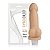 CYBERDILDO R1 - PÊNIS EM CYBER SKIN MACIO COM VIBRADOR E ESCROTO - 18x4cm - Imagem 1