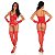 Body noiva cinta liga com meias 7/8 - cor vermelha - Imagem 1