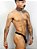 CUECA JOCKSTRAP MODELO THONG FIO DENTAL - COR PRETA - Imagem 3