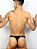 CUECA JOCKSTRAP MODELO THONG FIO DENTAL - COR PRETA - Imagem 1