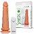 Pênis realístico vibrador e ventosa 18.5x4.5cm - Sheik10 - Imagem 1