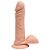 Penis ejaculador 16cm com escroto e ventosa - cor bege - Imagem 6