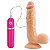 Pênis realístico 22cm com vibrador e ventosa - Imagem 2