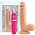 Pênis realístico 22cm com vibrador e ventosa - Imagem 1