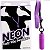 Colar com cápsula - neon party vibe necklace purple - Imagem 1