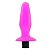 Plug anal 16cm com vibração - rosa - Imagem 1