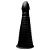 Plug anal cone escalonado 25x7,5cm - cor preta - Imagem 1