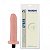 Pênis vibrador cyber skin 15x3.3cm - cor bege - Imagem 2